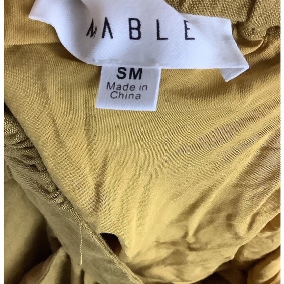 Anthropologie Sz S/M Boho Cottagecore Fairy Look Swing Hem Midi Skirt Tan - Picture 6 of 7